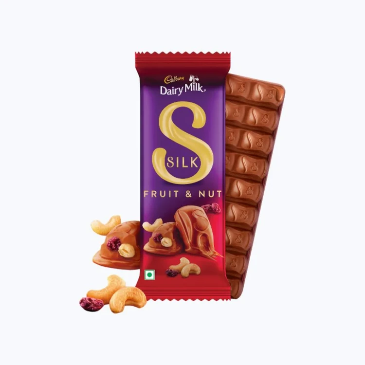 Cadbury Dairy Milk Silk Fruit & Nut Small Milk Chocolate Bar