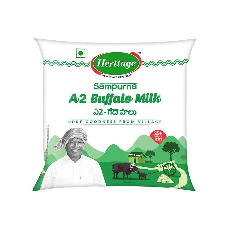 Heritage Sampurna A2 Buffalo Fresh Milk