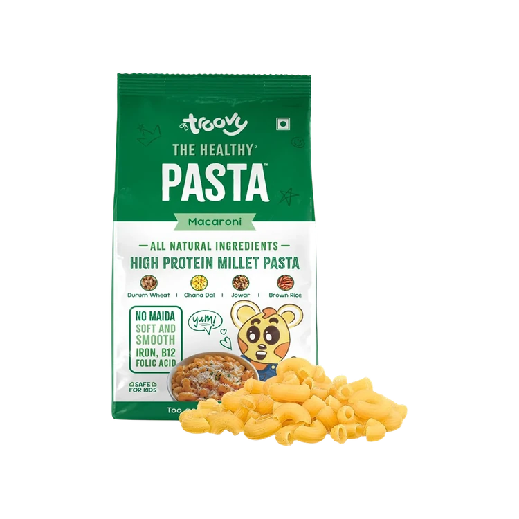 Troovy Protein Millet Macaroni Pasta (No Maida)