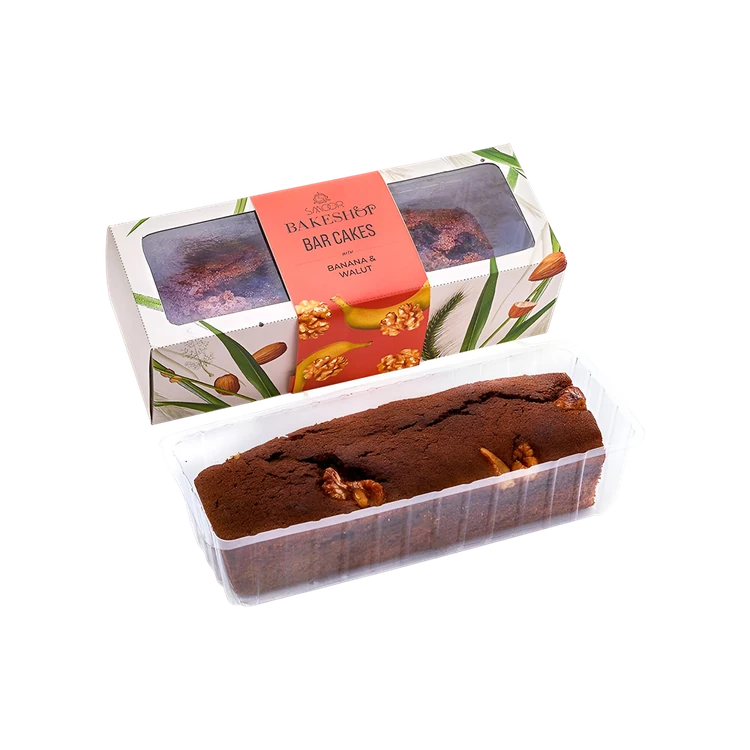 Smoor Bakeshop Banana & Walnut Bar Cake