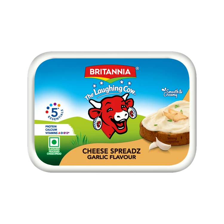 Britannia Laughing Cow Roasted Garlic Cheese Spread