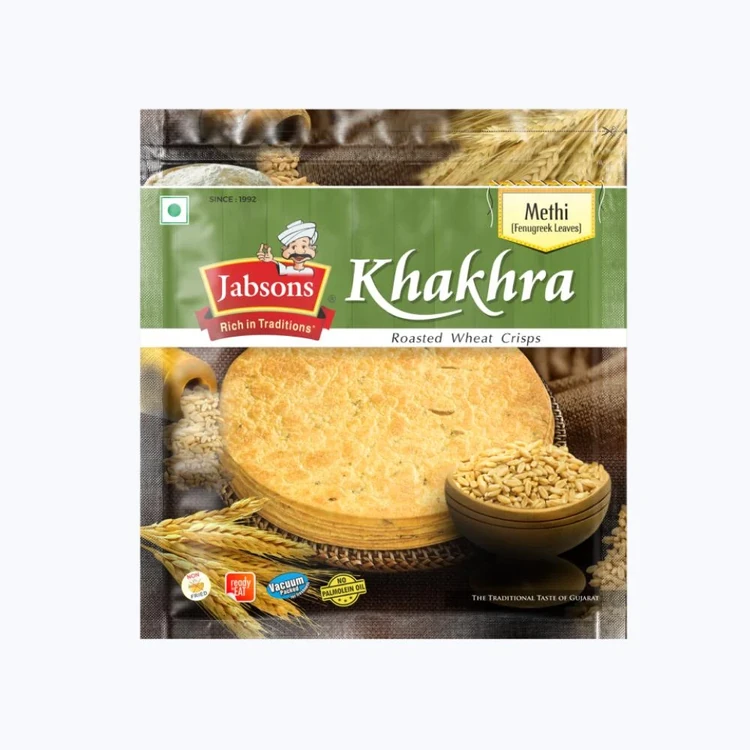 Jabsons Roasted Wheat Khakhra, (Methi)