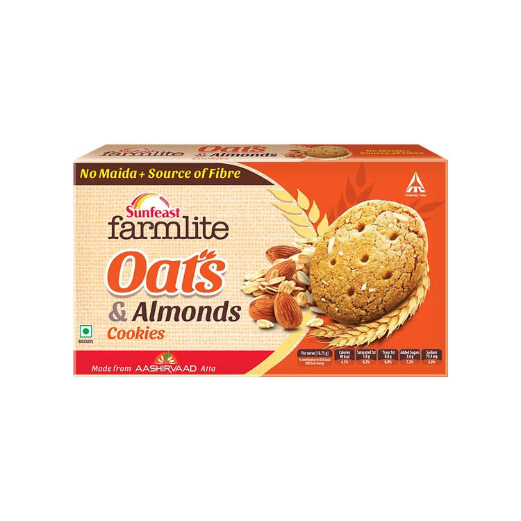 Sunfeast Farmlite Oats & Almonds Cookies