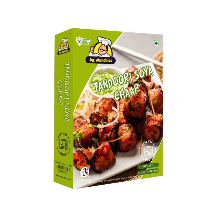 Mr. Munchies Tandoori Soya Chaap