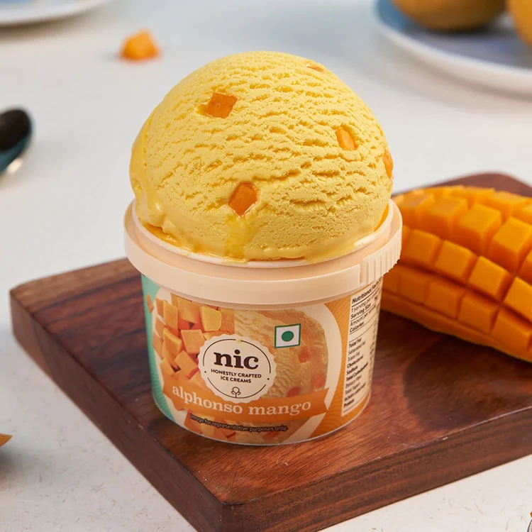 NIC Alphonso Mango Ice Cream Cup