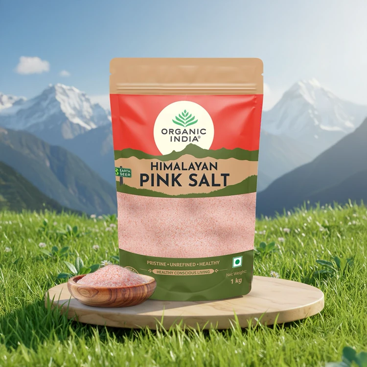 Organic India Himalayan Organic Pink Rock Salt (Sendha Namak)