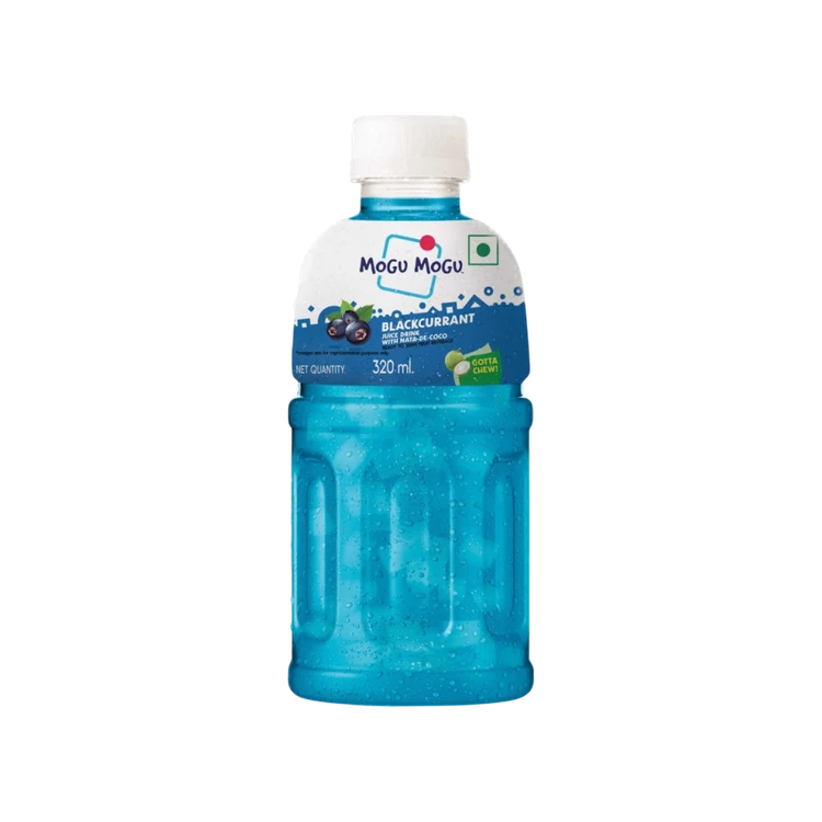 Mogu Mogu Blackcurrant Fruit Drink with Nata De Coco