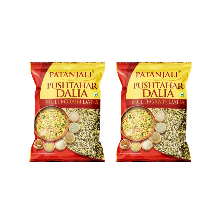 Patanjali Pushtahar Multigrain Daliya - Pack of 2 (Godhi Rave)