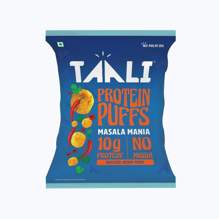 Taali Masala Roasted Protein Puffs (Jowar & Corn)