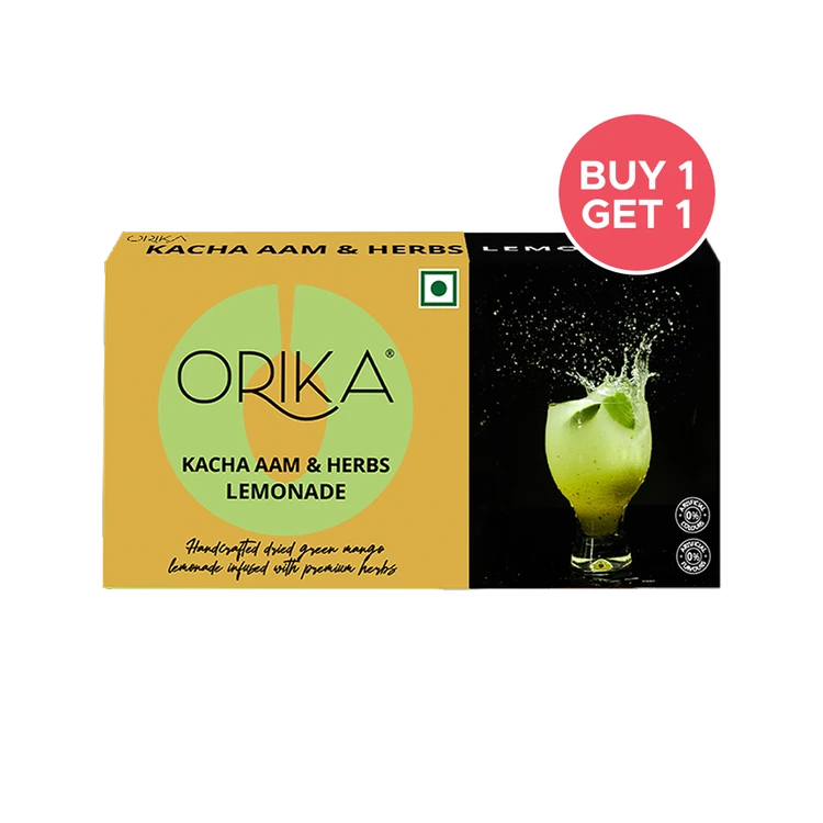 Orika Kacha Aam & Herbs Lemonade Drink Mix - Buy 1 Get 1 Free