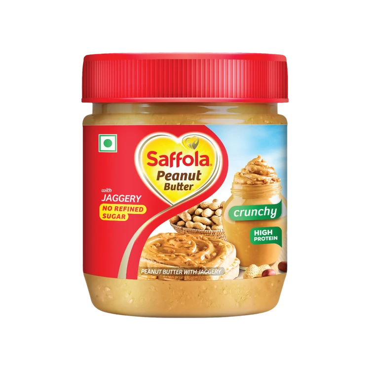 Saffola Crunchy Peanut Butter With Jaggery