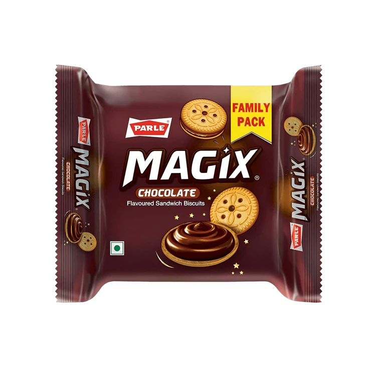 Parle Magix Chocolate Flavoured Cream Biscuits