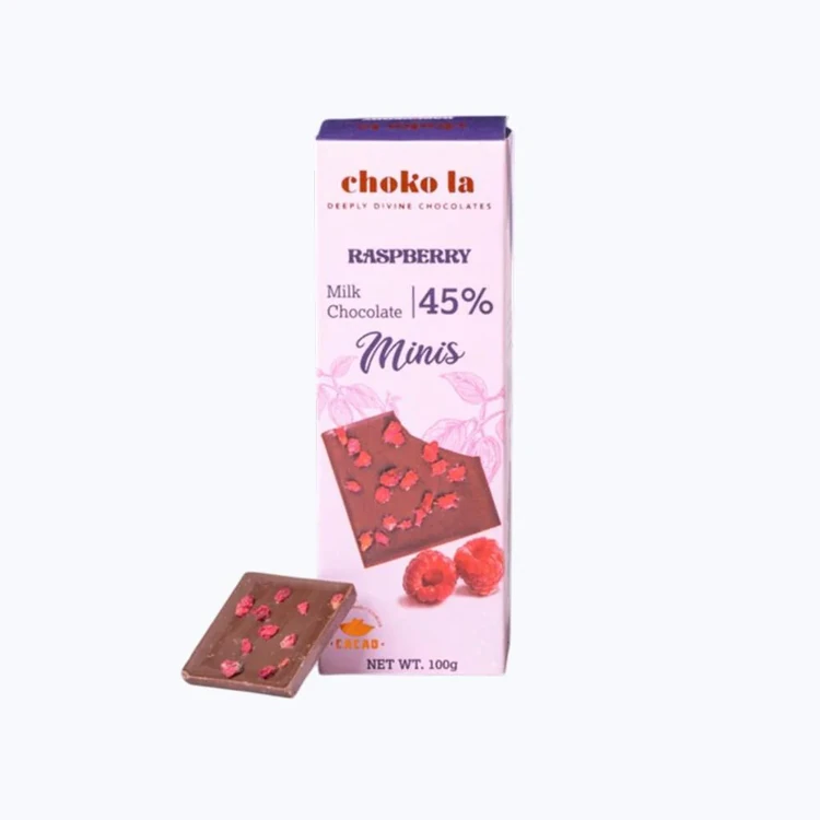 Choko La Raspberry Milk Chocolate Bar (45% Minis)