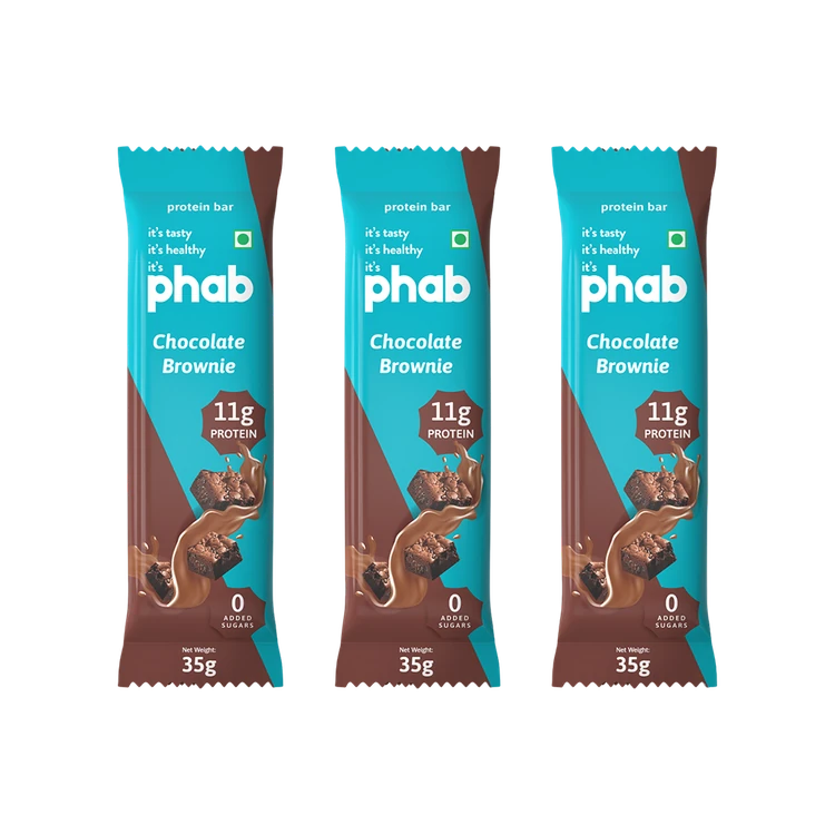 Phab 11g Protein Bar - Chocolate Brownie (High Fibre & No Added Sugar)