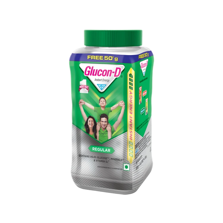 Glucon-D Orignal Energy Drink Mix + Jar