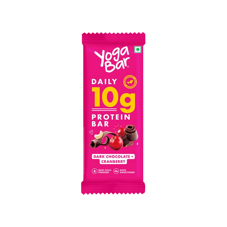 Yoga Bar 10 g Dark Chocolate & Cranberry Protein Bar