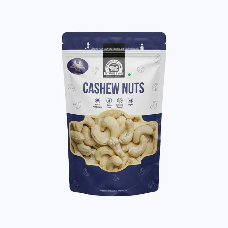 Wonderland Foods Natural Cashew Nuts - W240 (Jumbo) (Godambi)