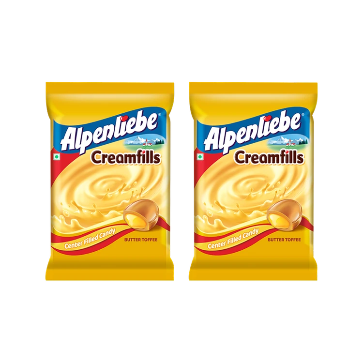 Alpenliebe Creamfills Butter Candy (40 Pieces) - Pack of 2