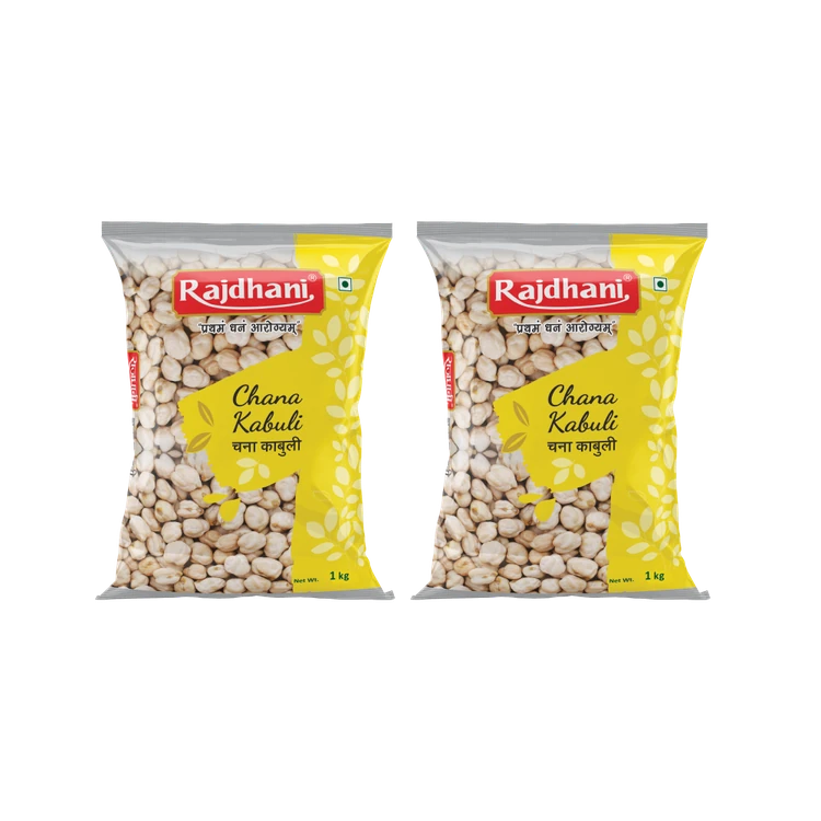 Rajdhani Kabuli Chana - Pack of 2 (Kabuli Kadale)