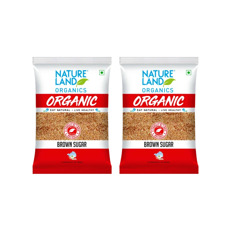 Natureland Organic Brown Sugar - Pack of 2