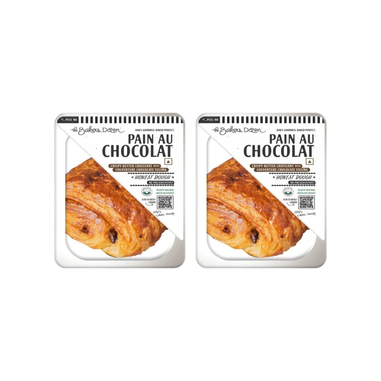 The Baker's Dozen Pain AU Chocolate Croissant - Pack of 2