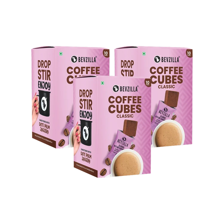 Bevzilla Classic Instant Coffee Cubes - Pack of 3