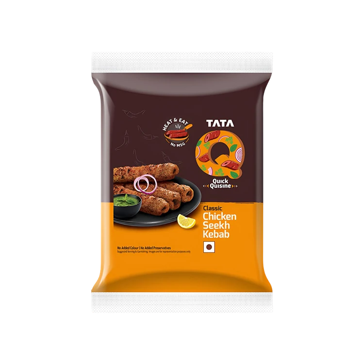 Tata Q Heat & Eat Classic Chicken Kebab Ready to Eat