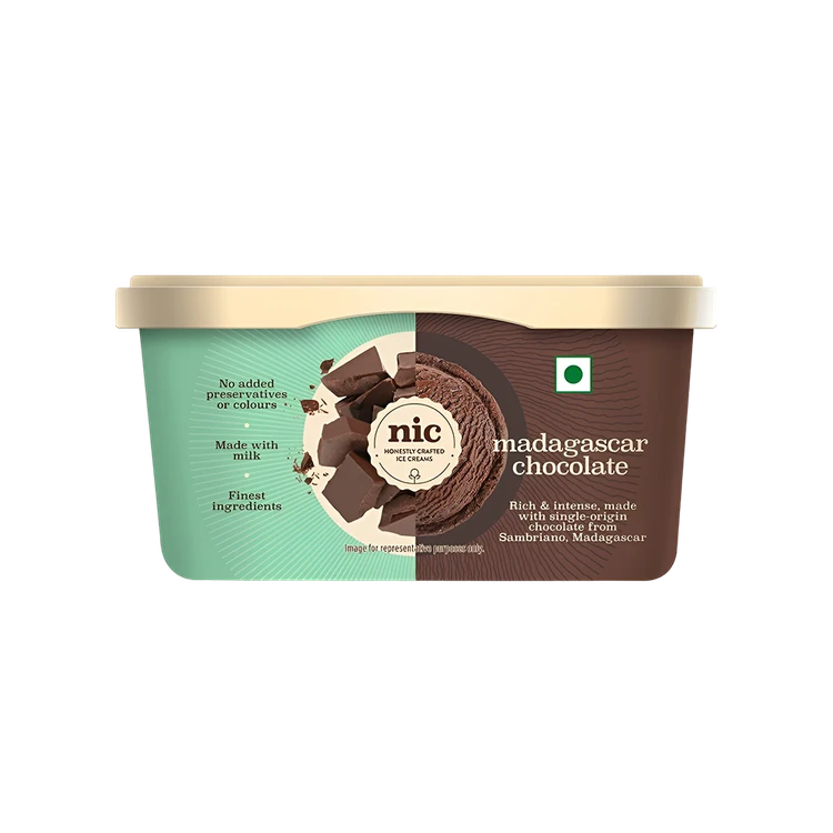 NIC Madagascar Chocolate Ice Cream Tub