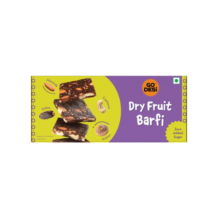 Dry Fruit Barfi by GO DESi