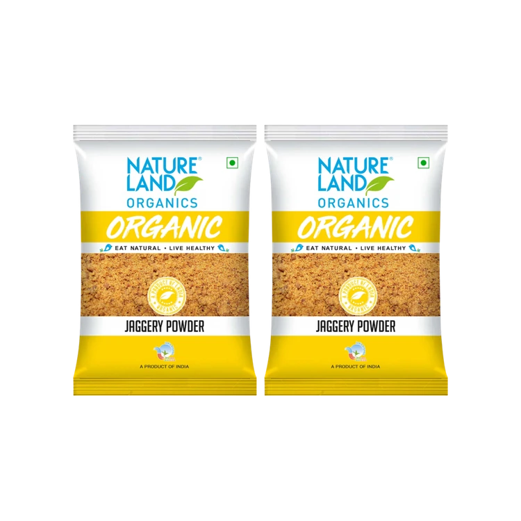 Natureland Organic Jaggery Powder - Pack of 2 (Bella)