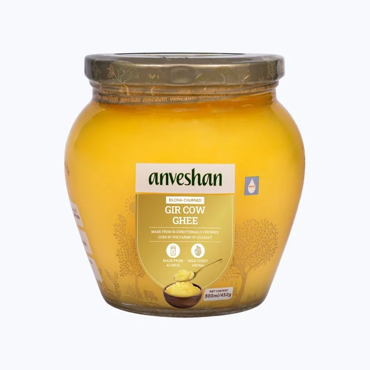 Anveshan Desi Gir A2 Gir Ghee (Bilona Churned)