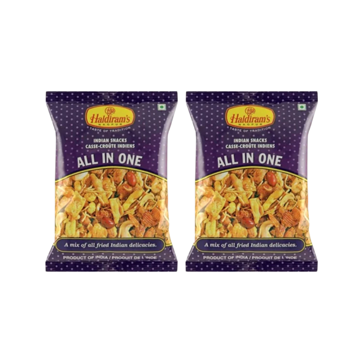 Haldiram's Nagpur All In One Mixture Namkeen - Pack of 2