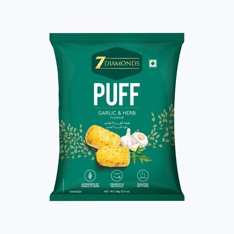 7 Diamonds Garlic & Herb Puffs