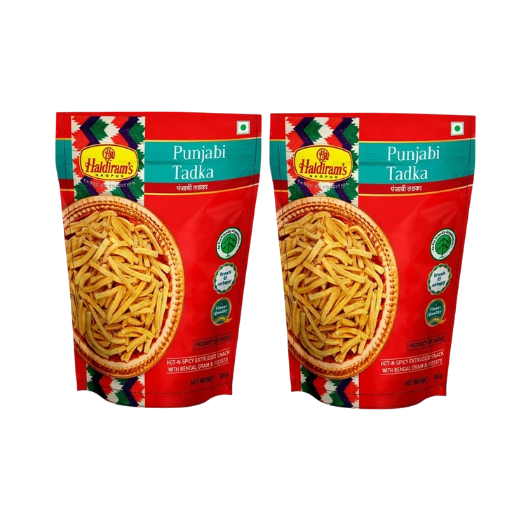 Haldiram's Nagpur Punjabi Tadka Namkeen - Pack of 2