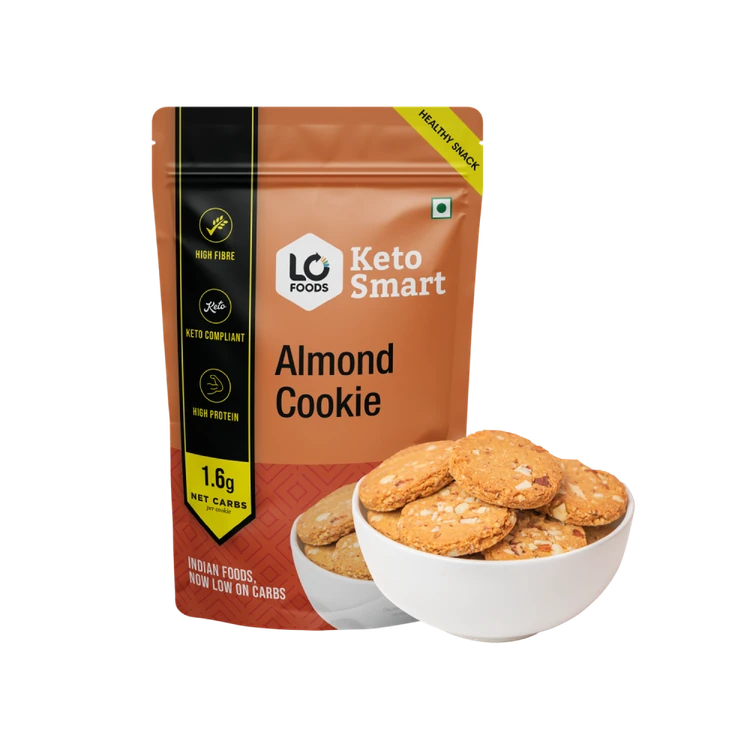 Lo! Foods Keto Almond Cookies (Sugar Free Biscuit, No Maida)