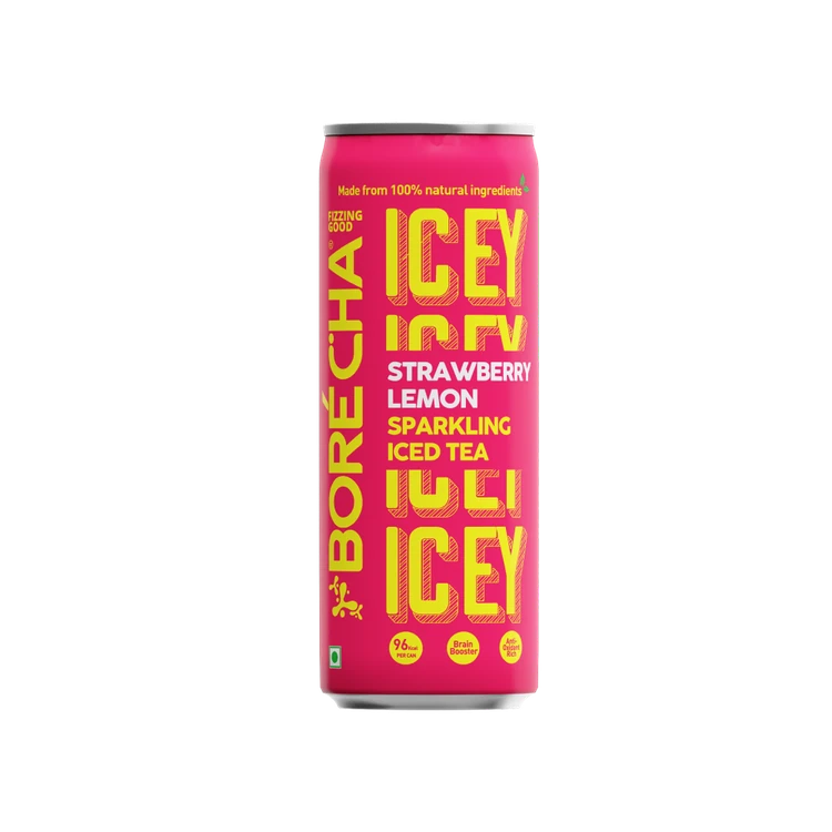 Borecha Strawberry Lemon Sparkling Iced Tea