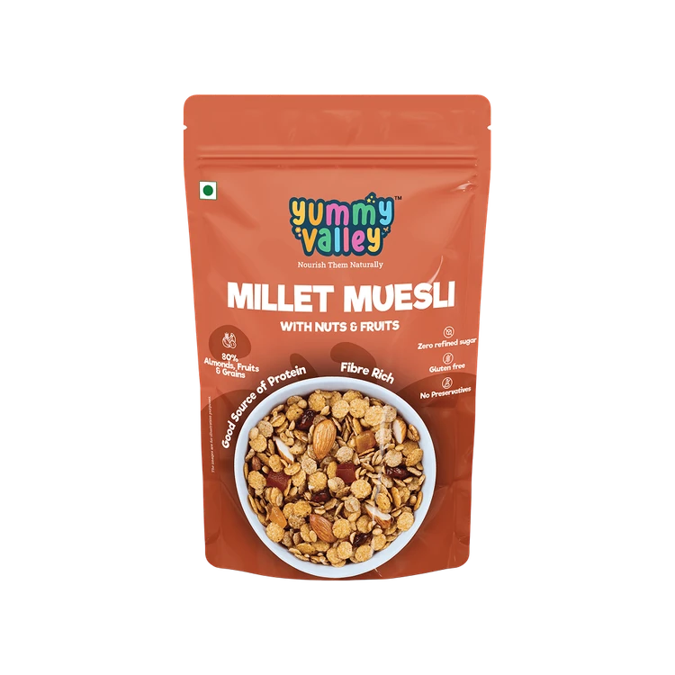 Yummy Valley Millet Muesli With Nuts & Fruits
