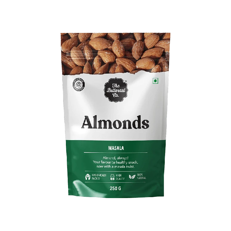 The Butternut Co. Masala Almonds (Badami)