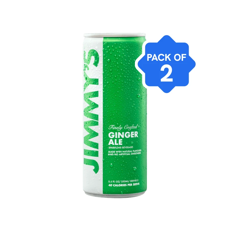 Jimmy's Ginger Ale Soft Drink - Pack of 2