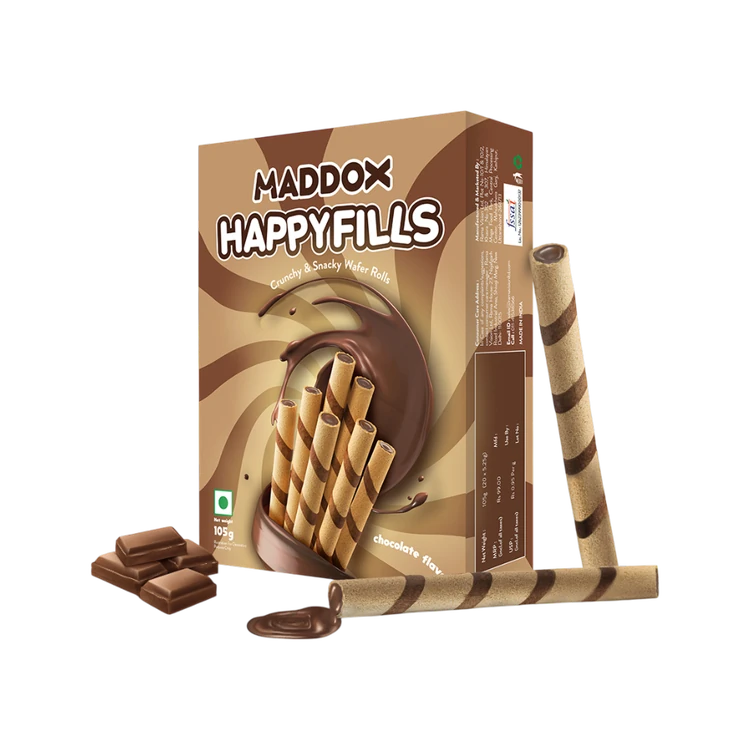 Maddox Happyfills Crunchy & Snacky Wafer Roll