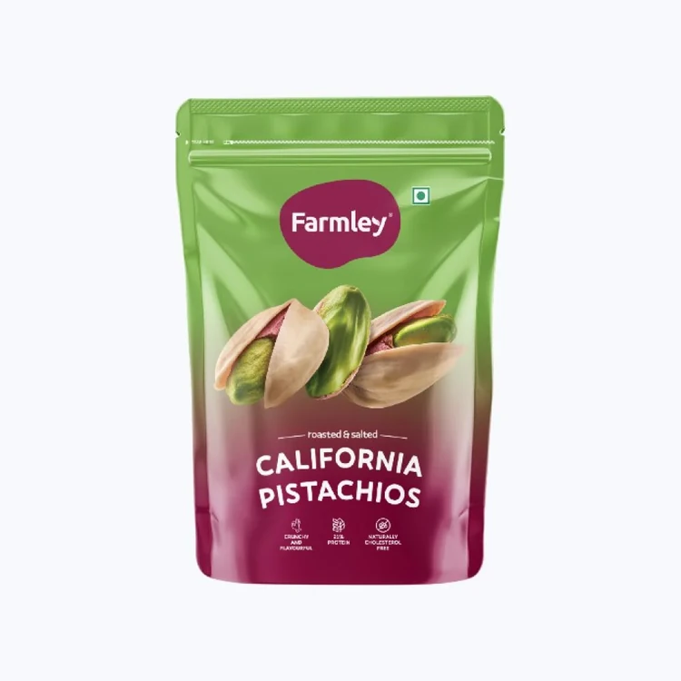 Farmley California Roasted & Salted Pistachios (Pista)