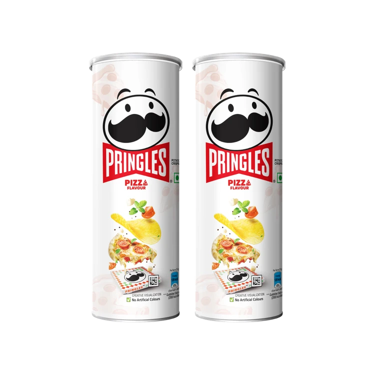 Pringles Pizza Flavoured Potato Chips - Pack of 2