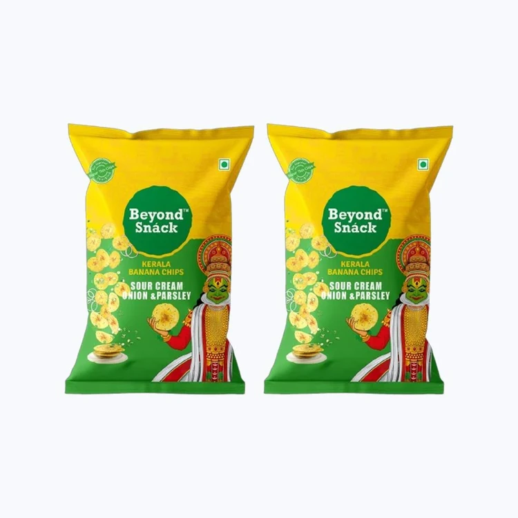 Beyond Snack Kerala Sour Cream, Onion & Parsley Banana Chips - Pack of 2