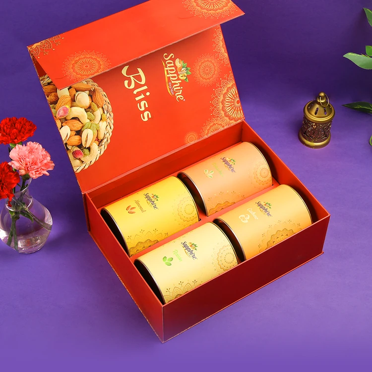 Sapphire Bliss Dry Fruits Gift Box