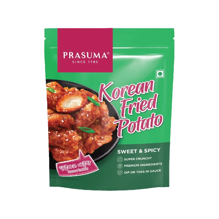 Prasuma Korean Spicy K-BBQ Fried Potato Nuggets