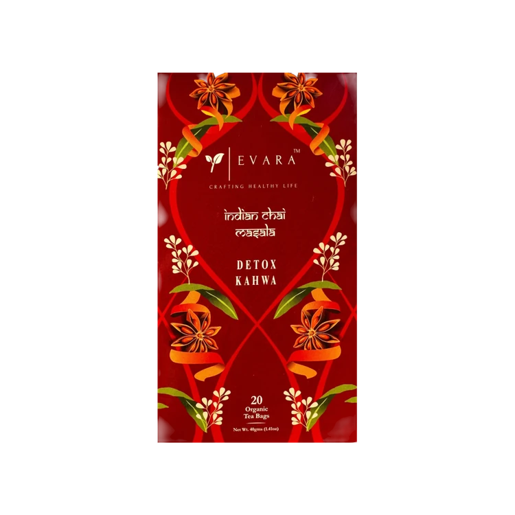 EVARA Indian Chai Masala Detox Kahwa