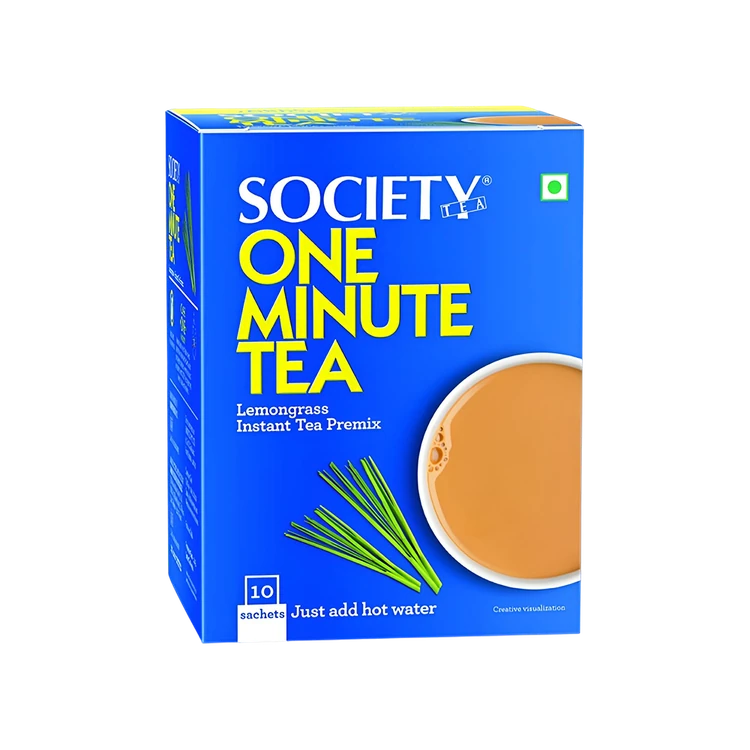 Society One Minute Lemongrass Instant Tea Premix