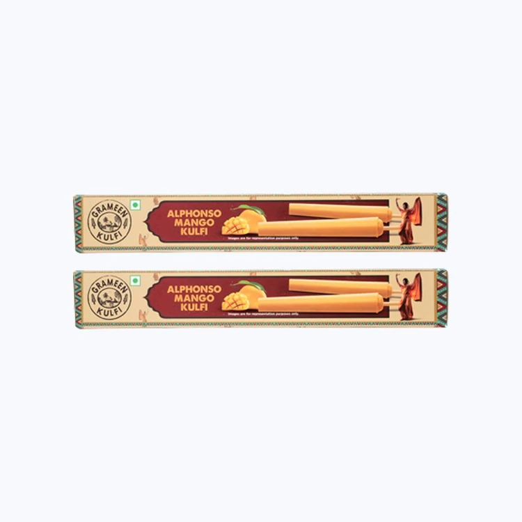 Grameen Alphonso Mango Kulfi Stick - Pack of 2
