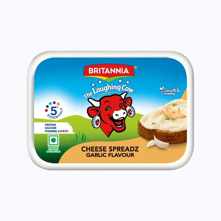 Britannia Laughing Cow Roasted Garlic Cheese Spread