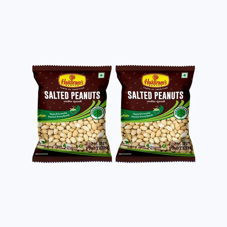 Haldiram's Nagpur Salted Fried Peanuts - Pack of 2